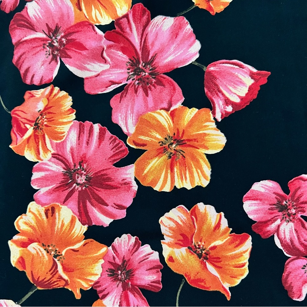 LOFT Floral Detail Skirt Size 8 – Feminine Textured / Work to Occasion Chic - Picture 2 of 5